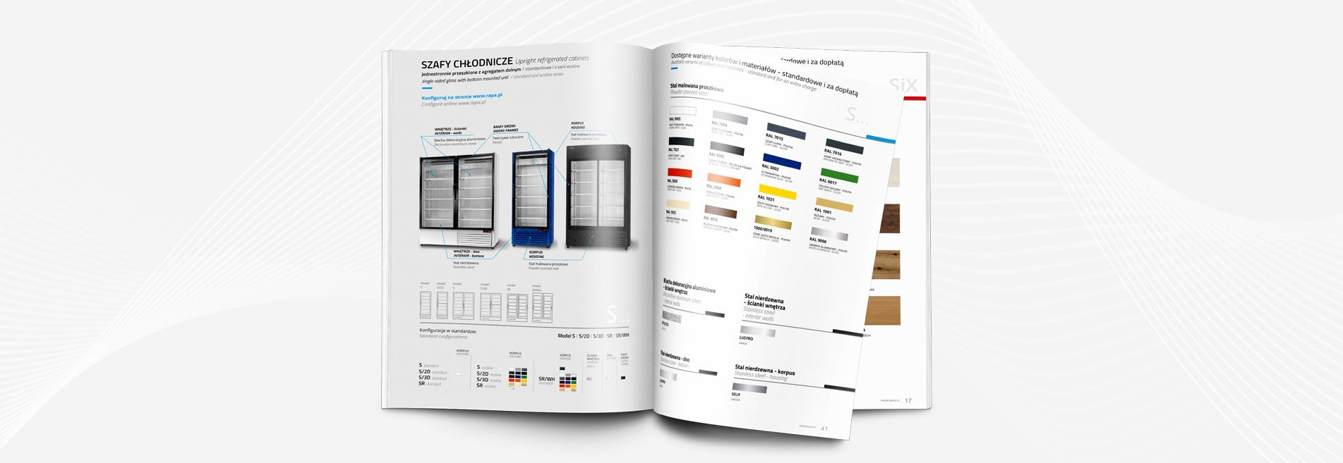 Katalog kolorów i materiałów - wzornik RAPA