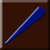 brązowo, matowy z niebieskim dekorem (F)