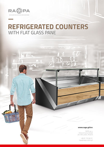 download the refrigerated counters with flat glass pane catalogue
